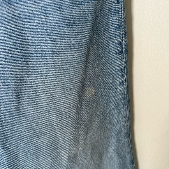 Sandro Wide Leg Jeans Blue Denim High Waist Size 34 - Picture 10 of 13